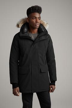 Chamarras Canada Goose Hombre Outlet - Sherridon Abrigos Black Label Negros OS4639872